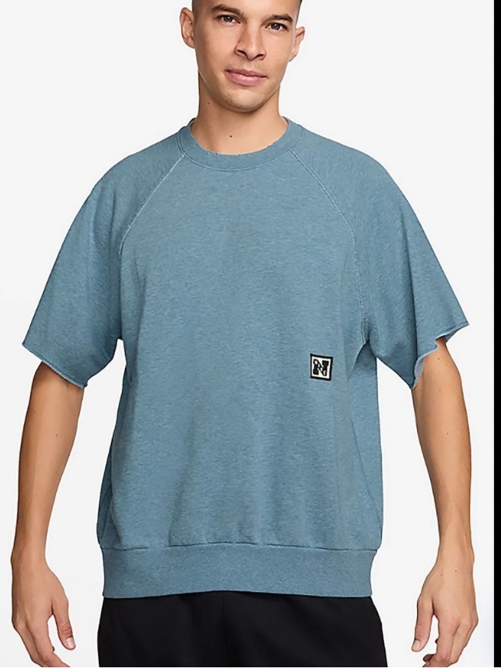 Nike Heritage Men's Dri-FIT Short-Sleeve Fleece Fitness Top